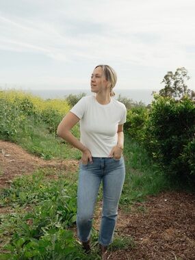 Carly Jean Los Angeles Medium Wash Bailey Jeans